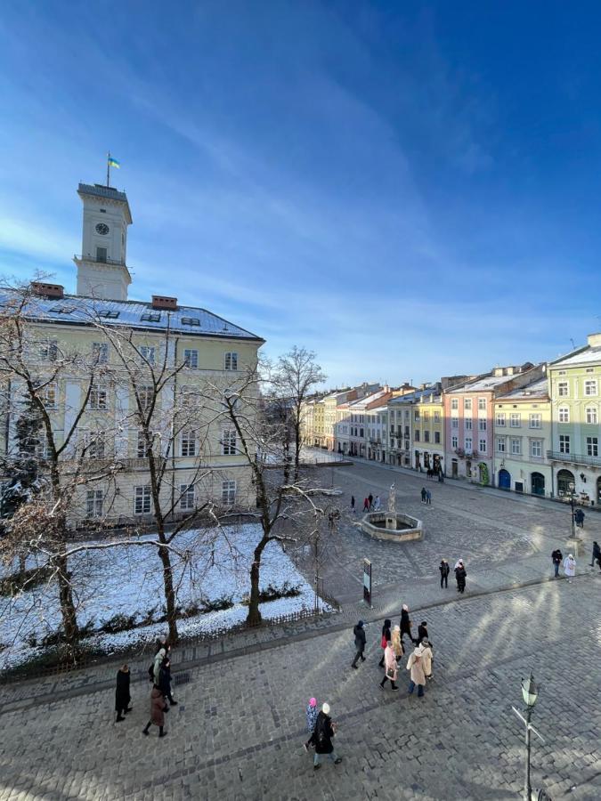 Apartments On Rynok Square Lviv Eksteriør bilde